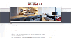 Desktop Screenshot of inmobiliariamuralla.com